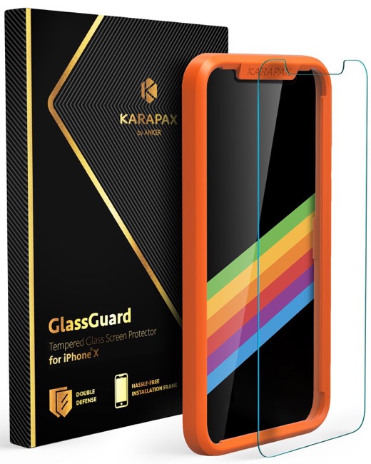 0325_【iPhone X用】Anker KARAPAX GlassGuard