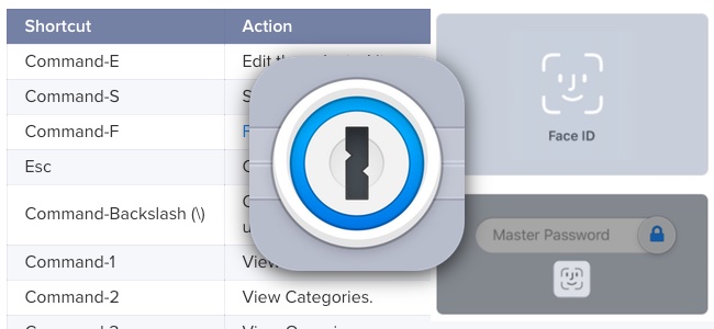 1password アプリがアップデートでface Idに対応 お気に入りに設定したアカウントの情報をワンタップでコピーできる クイックコピー 機能が追加 面白いアプリ Iphone最新情報ならmeeti ミートアイ