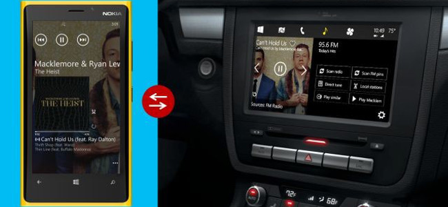 CarPlayの対抗馬、マイクロソフトからもスマートフォンと車の連携システム「Windows in the Car」が登場