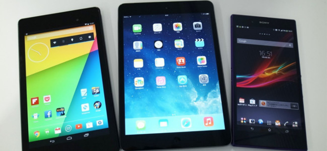 世界シェアで遂にタブレットでもiPadがAndroidに負ける