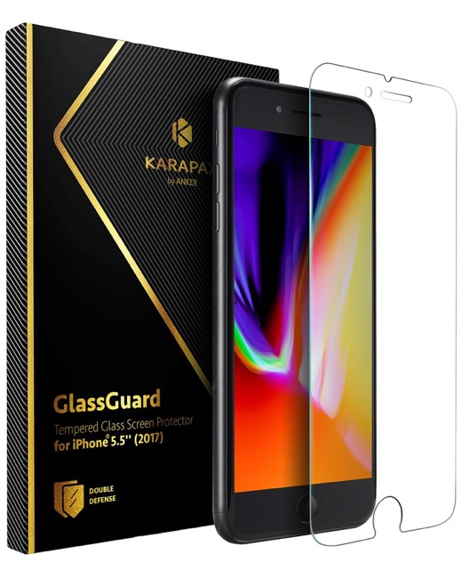Anker KARAPAX GlassGuard iPhone 8 Plus & 7 Plus 用