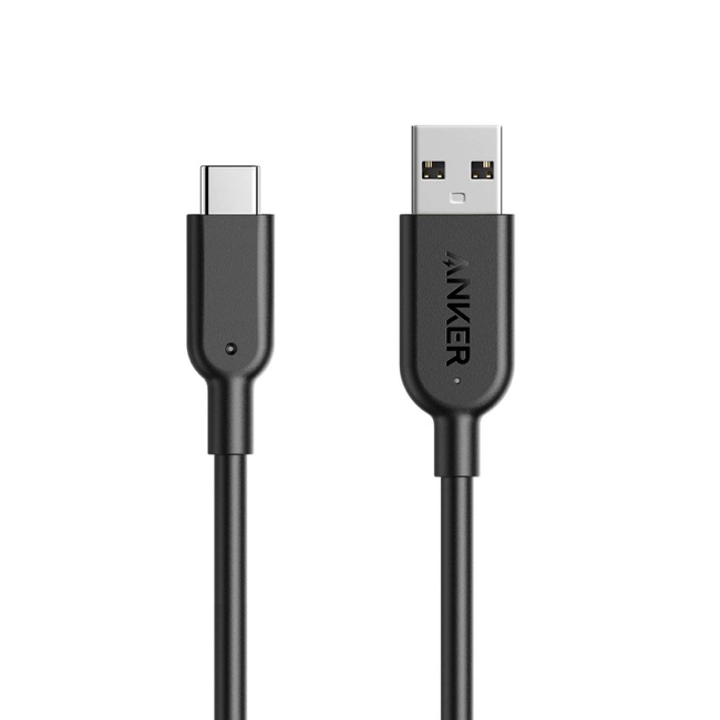 Anker PowerLine II USB-C & USB-A 3.1(Gen2) ケーブル (0.9m)_black