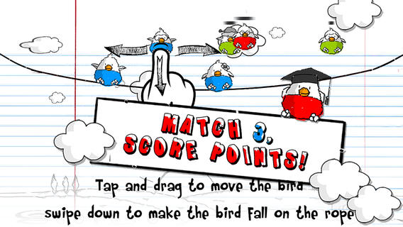 Bird Zap! A Quirky Cartoon Game of Match Three in a Row – by Top Free Fun Games