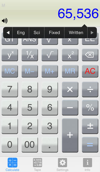 Calculator Silver