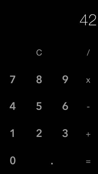 Calculator Widget (Today Extension)