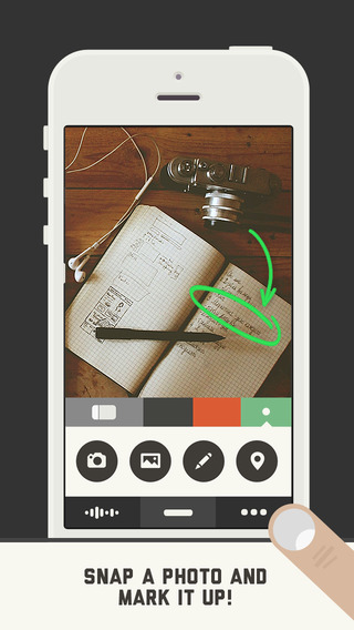 DOOO メモ&ノート(写真、音声、手絵、場所)
