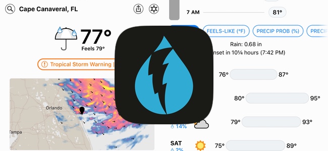 Appleがアメリカ人気No.1天気アプリ「Dark Sky Weather」を買収。デフォルト天気アプリの機能がアップするかも