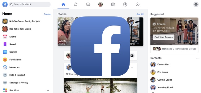 Facebookがアプリ、PCウェブ版ともにデザインの刷新を発表。PCウェブ版ではダークモードの利用も可能に