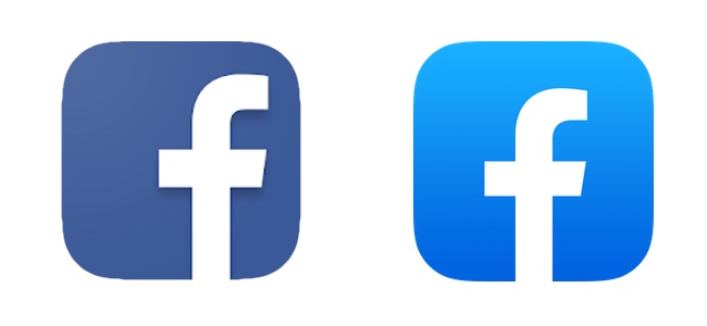 「Facebook」アプリがアップデートでアイコンを変更！青が鮮やかになり「F」の字が中央に