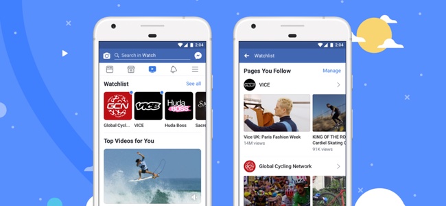Facebookが友人の動画投稿や人気の動画など、動画だけをまとめて見られる「Facebook Watch」を提供開始