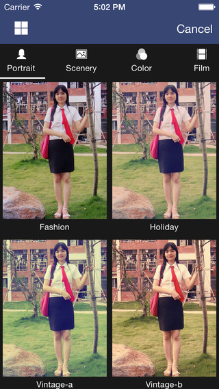 Filter Stream Camera