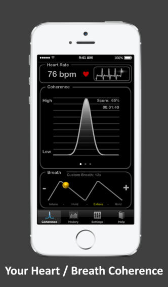 Heart Rate + | Heart Rate Monitor, Breathing Guide, Coherence, Reduce Stress, Improve Performances