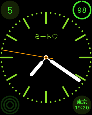 Apple Watchでアナログ時計とデジタル時計を同時に表示させる小技 面白いアプリ Iphone最新情報ならmeeti ミートアイ