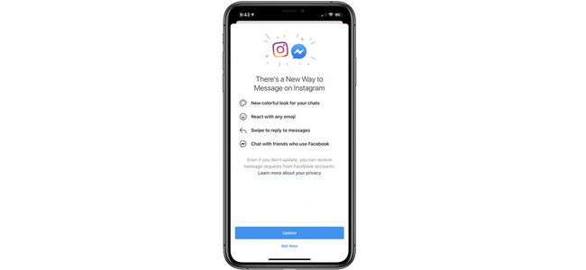 InstagramのDMとFacebook Messengerの統合が一部ユーザーで始まる