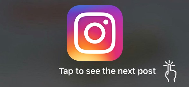 Instagramが画面送りの方法をスクロールからタップへ変更を検討中