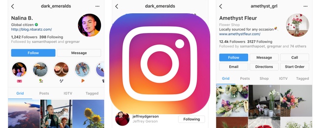 Instagramが新しいプロフィール画面のテストを開始。詳細情報やボタンの位置、フォローボタンの仕様などが変更