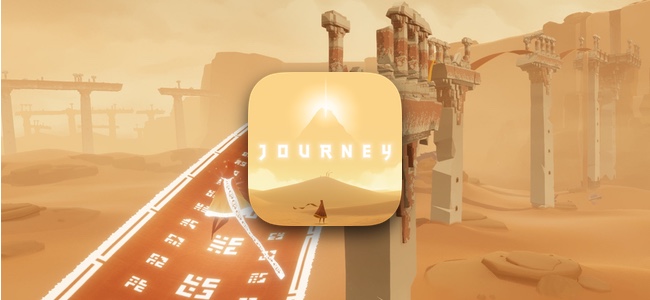 「風ノ旅ビト」のiOS版「Journey」がリリース！広大で美しい世界を自由に冒険しよう！iOS版では二人でのオンラインプレイも可能！