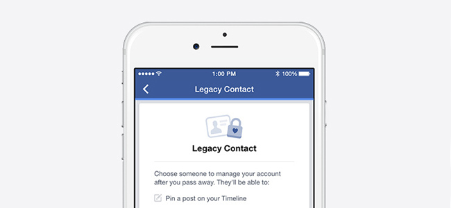 Facebook、死後のアカウントの管理者をしていできる機能「legacy contact」を発表