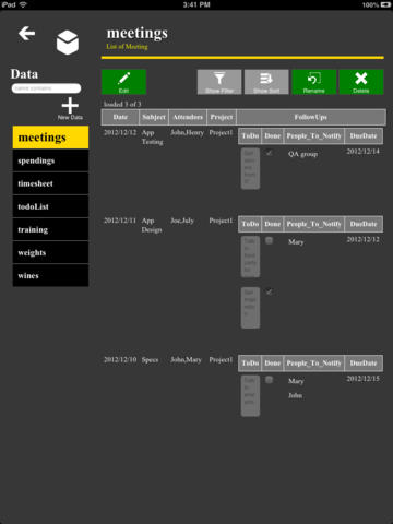 My Personal Data Manager