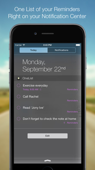 OneList - Reminders Widget for 1 List