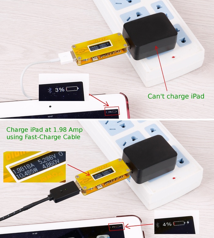 Smart & Secure Fast-Charge USB Cable and Adapter (3)