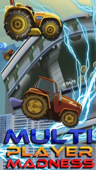 A Street Tractor Speed Race: City Run Racing Game