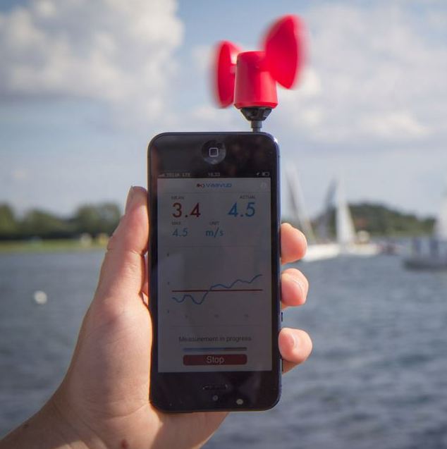 今日は風が騒がしいな…なんて日に。iPhoneが本格的な風速計になるアイテム！