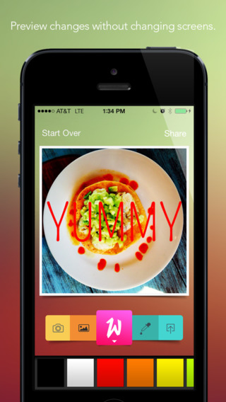 Werds - Quickly add text to pictures