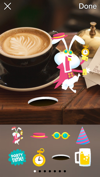 写真デコレータ: 不思議の国のアリス バージョン