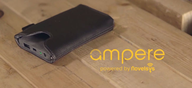 この発想は素晴らしい！スリーブケース一体型のワイヤレスバッテリー「Ampere」