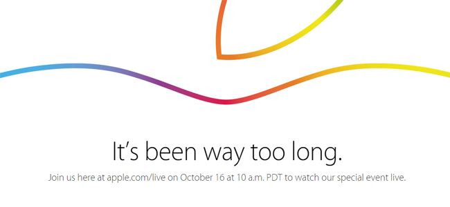 Apple、10月16日のスペシャルイベントを公式で配信決定！