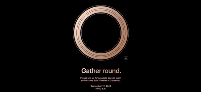 Appleがスペシャルイベント開催を告知！新iPhone発表へ。日時は2018年9月12日10時（日本時間13日2時）から！