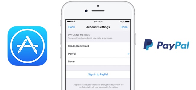 AppleがApp StoreやiTunesでの支払い方法にPayPalを追加