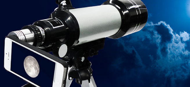 iPhoneで月を観よう！お手軽なiPhone向け天体望遠鏡セット