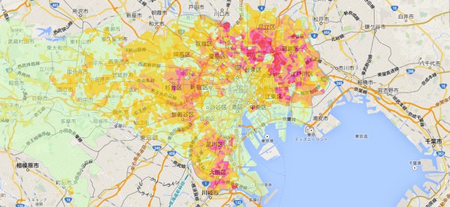 これは便利。災害時の避難所や給水拠点など、東京のあらゆる防災情報をチェックできる「Google 防災マップ」