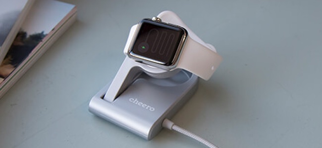 折りたたみが可能なApple Watch充電スタンド「cheero Charging Dock」が発売開始！