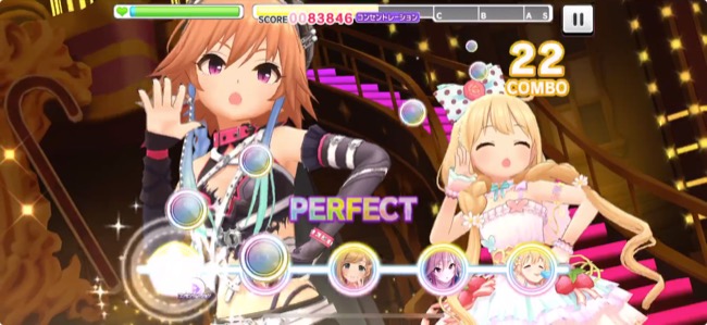 デレステがアップデートでiphone Xなど16 9よりワイドな画面比端末でも全画面でliveが遊べるように 面白いアプリ Iphone 最新情報ならmeeti ミートアイ