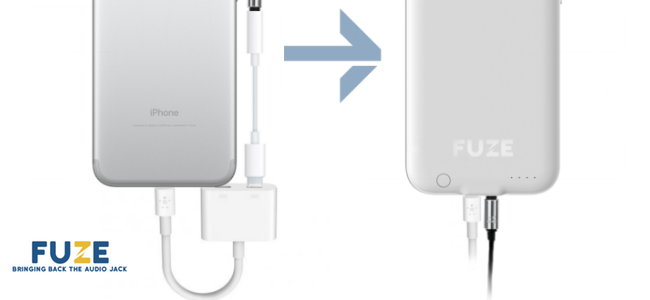 その手があったか。iPhone 7／7 Plusにイヤホンジャックを追加してLightning端子と同時に使えるようにするケース「Fuze」が登場