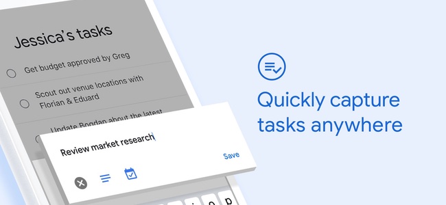 Googleがタスク管理アプリ「Google  ToDo リスト」をリリース。GmailやGoogleカレンダーのタスクと連携可能