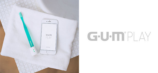 普通のハブラシをスマホと連動する”スマートハブラシ”に変貌させるデバイス「G･U･M PLAY」