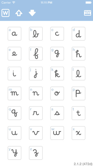 筆記体が書けるようになるアプリ+筆記体変換 abCursive 2