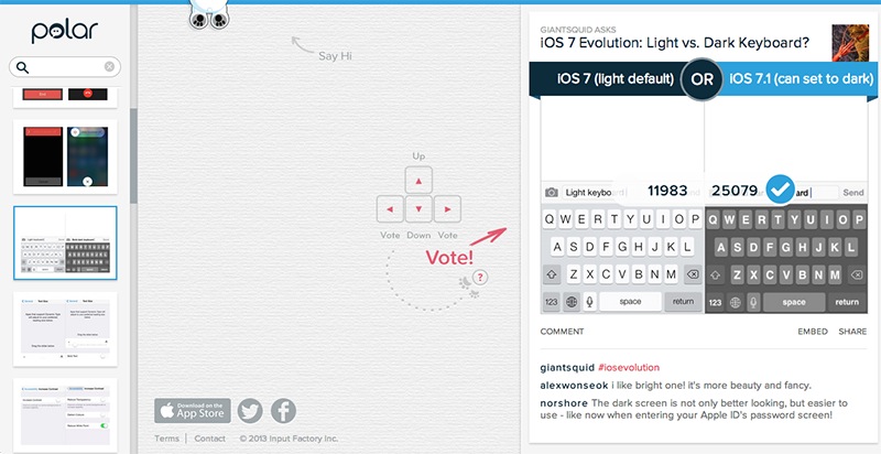 iOS 7.1 vs iOS 7 vote