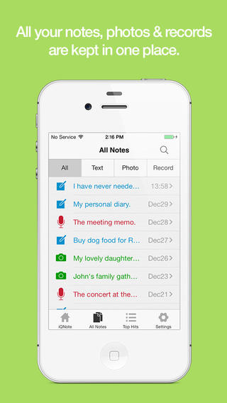 iQNote – My Quick Note and Smart Writing App