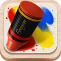 独自開発の物理エンジンにより本物のクレヨンを徹底的に追求したお絵描きアプリ「Crayon Style」