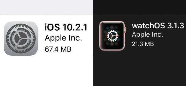 iOS 10.2.1とwatchOS 3.1.3アップデート開始！いずれもバグ修正がメインで大きな機能変更は無し