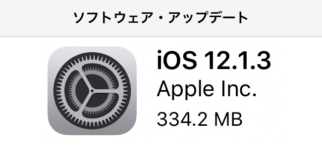 iOS 12.1.3リリース！共有シートから送信すると写真に縞模様が入る問題など問題を修正。iPhoneとiPadのバージョン違いによるバックアック復元不可問題も解消
