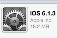 Apple、セキュリティ強化とマップ性能を向上させるアップデート「iOS 6.1.3」を配信