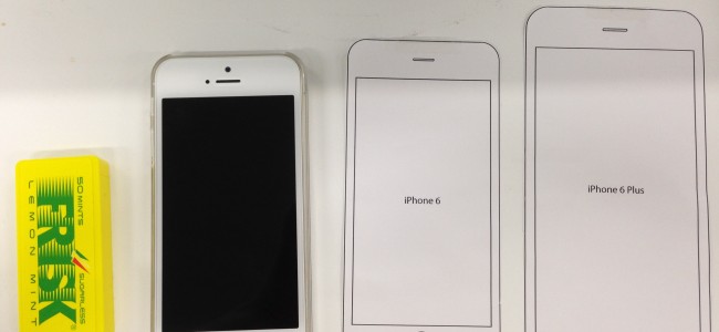 iPhone 6 Plusの大きさを簡単に体感できるペーパークラフトが公開中