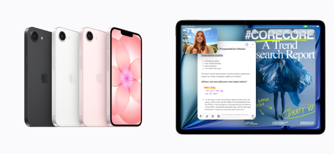 Appleが「iPhone 17e」とM4チップ搭載「iPad Air」を発表。3月4日(水)午後11時15分から予約開始で3月11日(水)発売