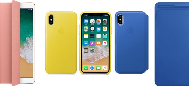 iPhone X、iPhone 8／7シリーズのケースやiPadのSmart Coverなどに春の新色が追加。先日発表されたApple Watchバンドの新シリーズも発売開始